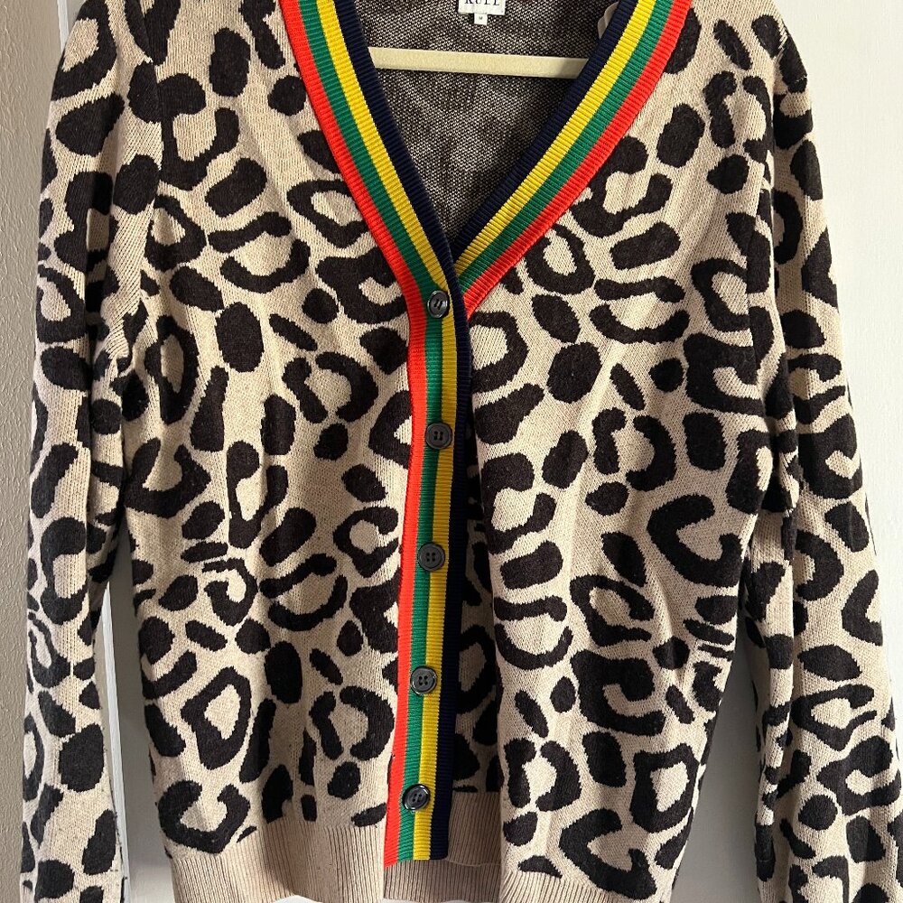 Kule Leopard Cardigan